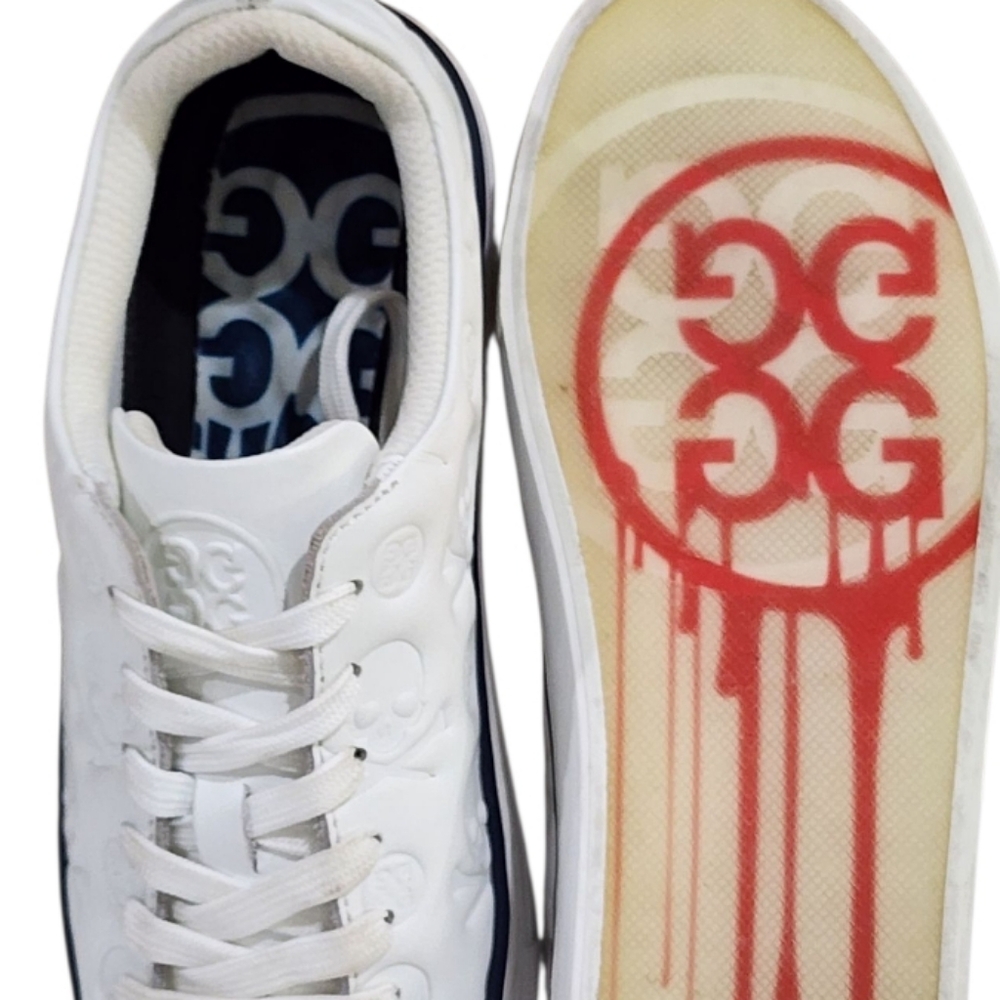 G/FORE White Sneakers with Red Sole - Picture 13 of 16